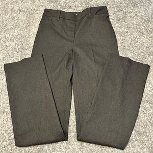 Reitmans Iconic straight leg trousers size 2 charcoal